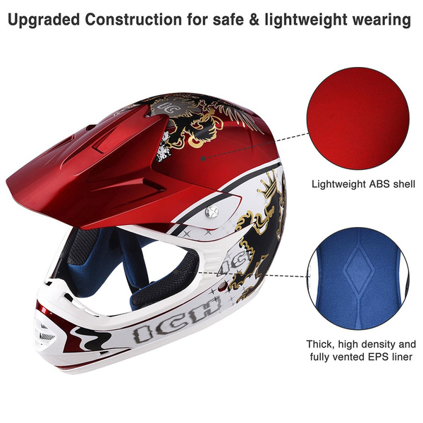 youth large motocross helmet