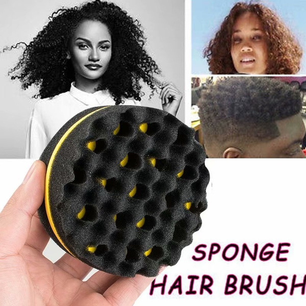 Hair Brush Sponge For Dreads Locking Twist Coil Afro Curl Wave Round | Wish
