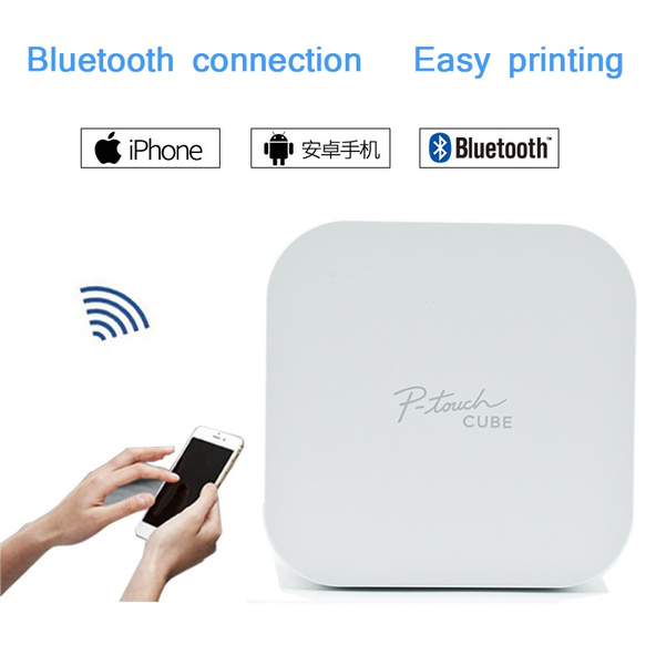 PT-P300BT P-touch Cube label printer mobile phone Bluetooth mini