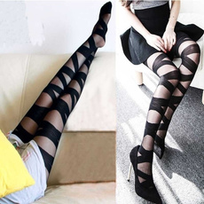 Goth, pantyhosetight, Leggings, Cross