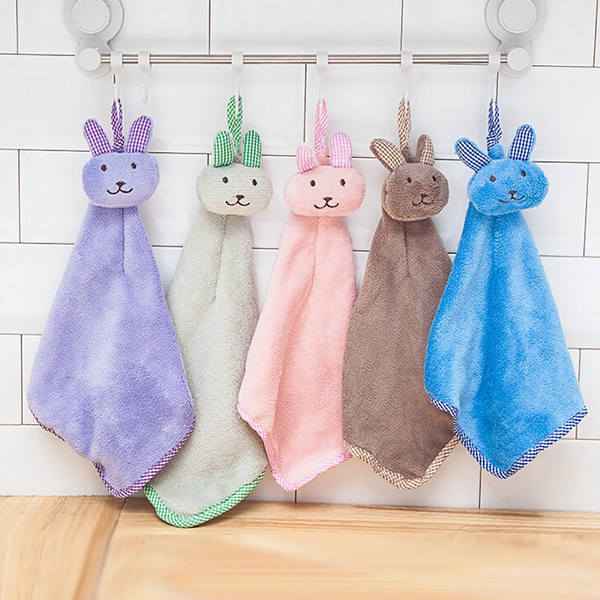 Hanging Kitchen Towel Cartoon, Cute Kitchen Bathroom Towel