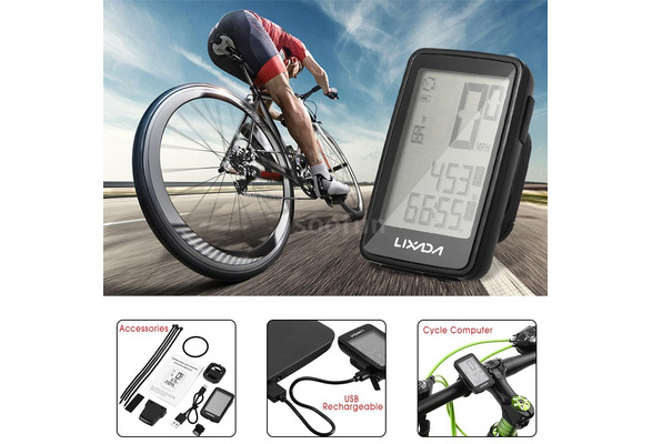 lixada wireless bike computer