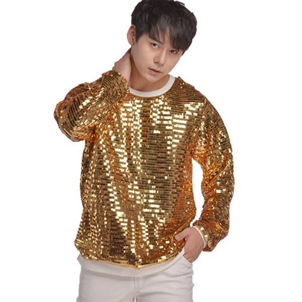 Mens on sale sequin sweater