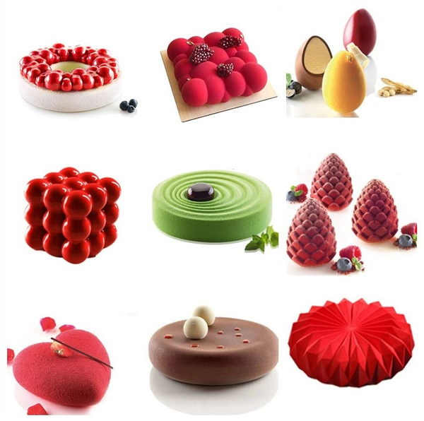 Silicone Cake Mold 3D Dessert Cake Pan Cake Mould Silicone