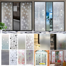 45*100cm Waterproof Frosted Privacy Bathroom Window   Glass Film Stickers PVC Self-adhesive Film Home Decor