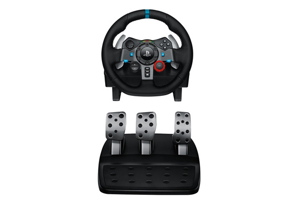 Volante Logitech Racing Wheel G29 Driving Force - PS5 / PS4 / PS3 / PC -  Shark Power Games - Um Mar de Diversão