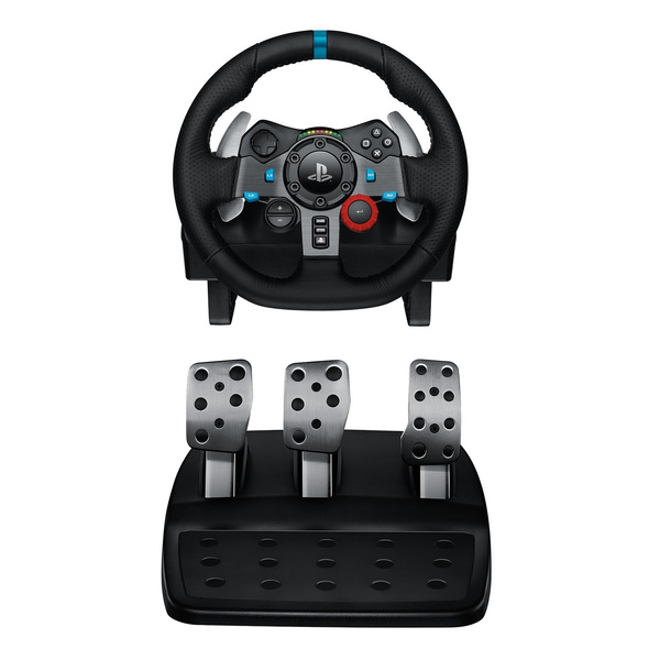 Volante Logitech Racing Wheel G29 Driving Force - PS5 / PS4 / PS3 / PC -  Shark Power Games - Um Mar de Diversão