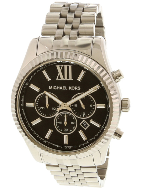 Michael Kors Men's Lexington MK8602 Silver Stainless-Steel