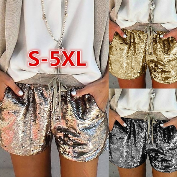 plus sequin shorts