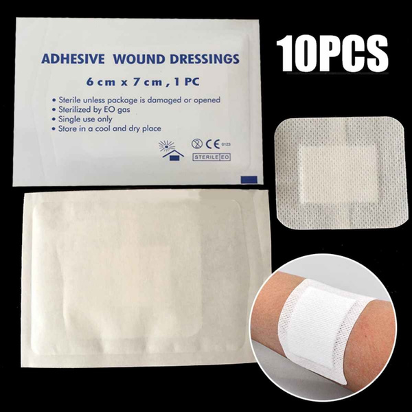 28Pcs/20Pcs/10Pcs/5Pcs Non-woven Large Adhesive Wound Dressing First Aid  Bandage Pad Plasters Outdoor | Wish