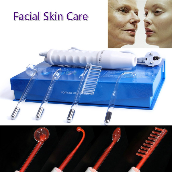 DARSONVAL Portable Electrode High Frequency Spot Acne Remover Facial ...