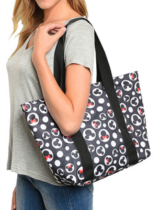 Mickey, Totes, zippers, zippered