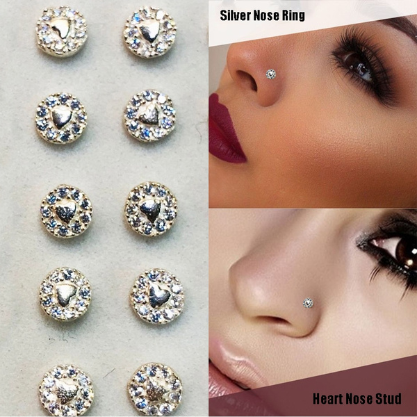 Nose piercing deals silver stud