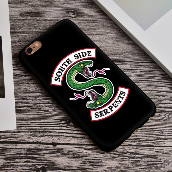 Southside Serpents Print Phone Case Design Riverdale Hard Cover For Samsung Galaxy S6 S7 Edge S8 ...