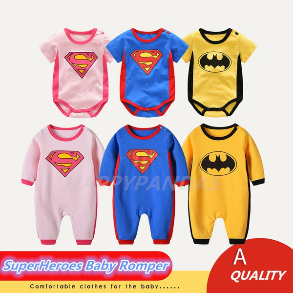 Popular Marvel Comics SuperHeroes Baby Romper Girls Boys Onesie