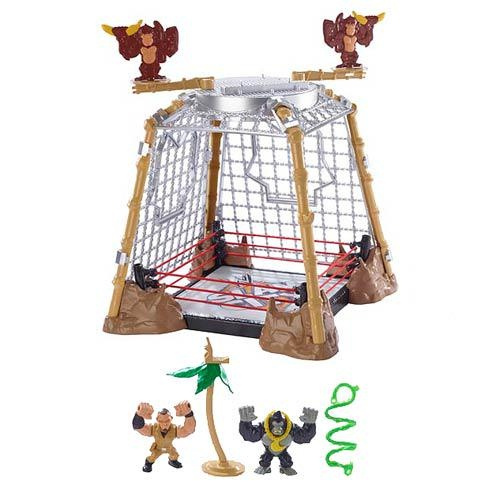 wwe slam city gorilla in a cell match playset