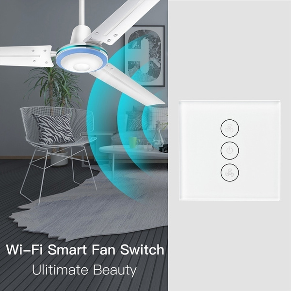Wifi Smart Ceiling Fan Switch App, Control Ceiling Fan With Alexa