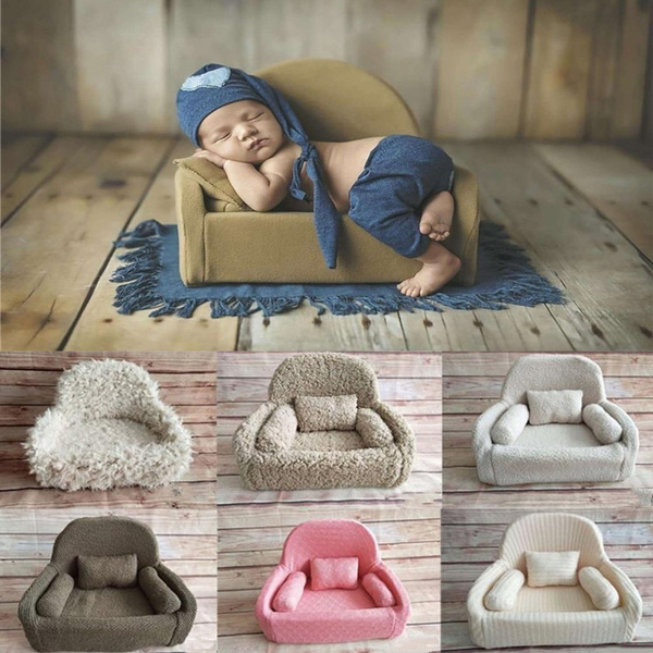 Newborn Baby Photography Props Sofa Intant Poser Posing Mini Sofa Chair
