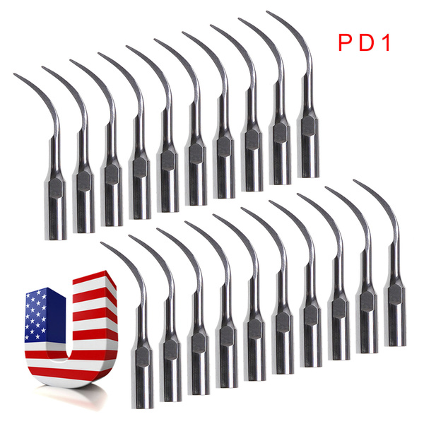 5-Pack Dental Ultrasonic Scaler Tips - Fits DTE, SATELEC, EMS, WOODECK Handpieces