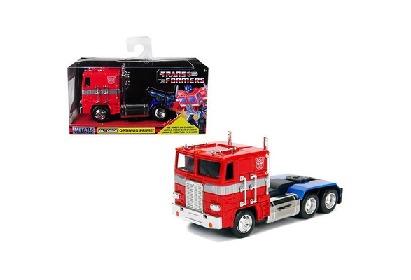 G1 Autobot Optimus Prime Truck Red with Robot on Chassis from