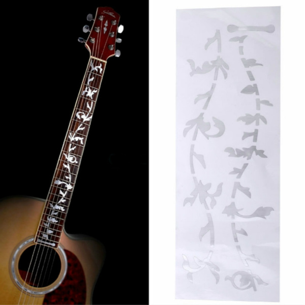 acoustic guitar fretboard stickers