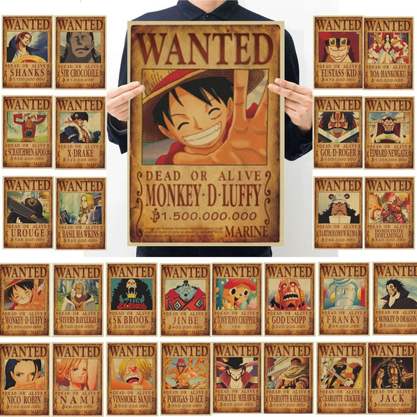 2019 new anime poster one piece luffy wanted poster zoro nami franky boa law stiker vintage kraft paper wall decor 51 5x36cm wish 2019 new anime poster one piece luffy wanted poster zoro nami franky boa law stiker vintage kraft paper wall decor 51 5x36cm wish