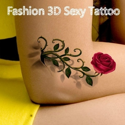 Hey guys did this 3D Rose Tattoo... - Krishna Tattoo Studio | Facebook