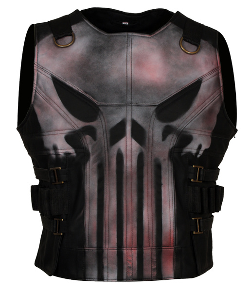 leather punisher jacket