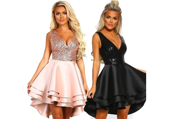 Sequin multi layer skater 2024 dress