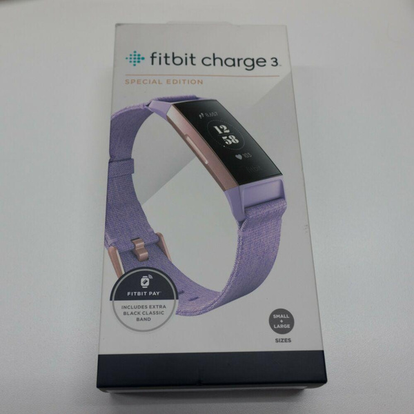 Fitbit Charge 3 Advanced Fitness Tracker with Classic Band