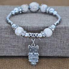 bracelet925silver, Owl, silver925bracelet, Fashion