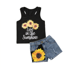 toddlergirl, Baby Girl, Shorts, Sunflowers