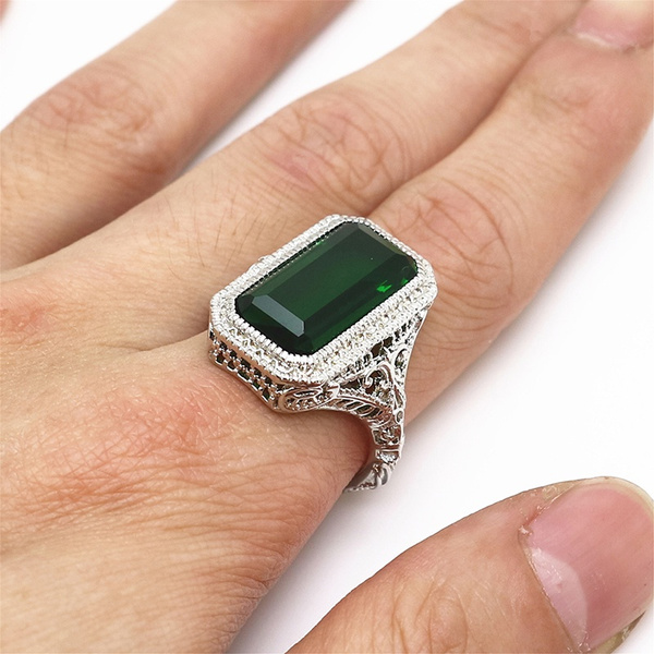 Shop Zorbelli 2.54 Ct Big Stone Oval Halo Engagement Ring Gold 8k White /  Blue Swarovski Engagement rings Price