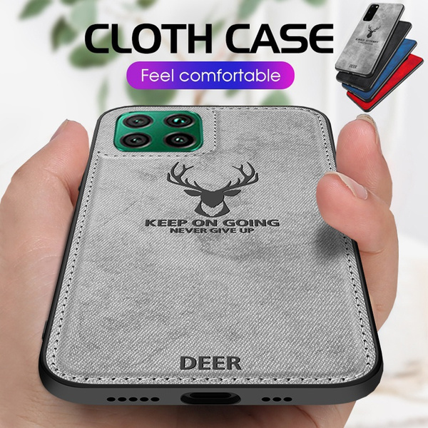 Sweatproof Cloth Pattern Deer Coque Case For Huawei P P Pro Mate Pro P Lite Mate Lite P10 Lite For Huawei Honor 9 Lite Honor 8x Honor 10 Honor