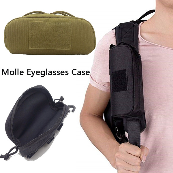 Tactical Molle Glasses Carrying Case Goggles Storage Box Padded Eye ...