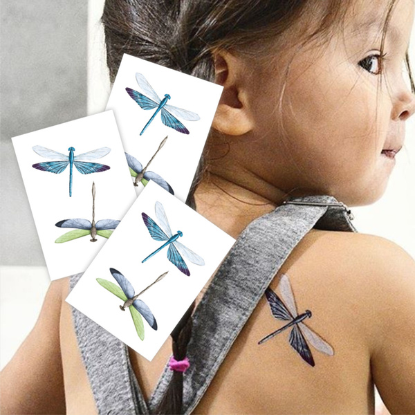 Dragonfly temporary tattoos set - Ducky Street