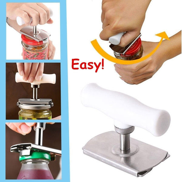 Adjustable Bottle Jar Can Stainless Steel Opener Bottle Revomer