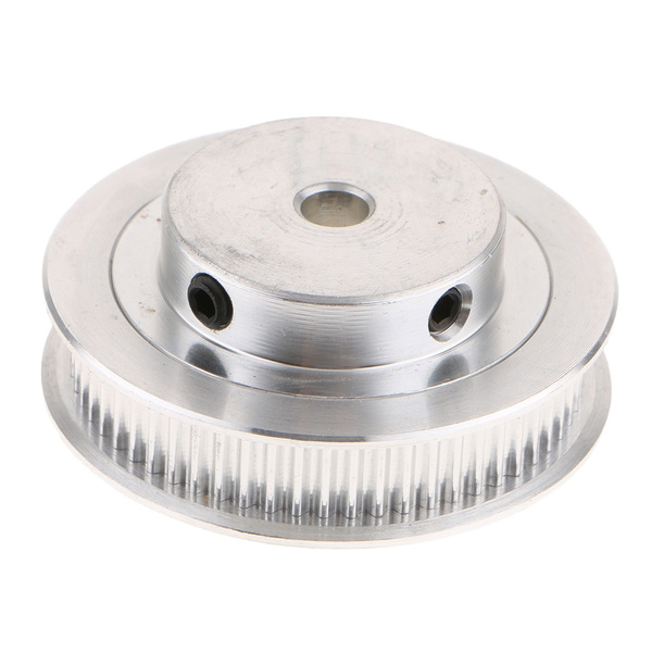 New Aluminum Alloy Timing Belt Pulley 60 Tooth for 3D Printer Silver 