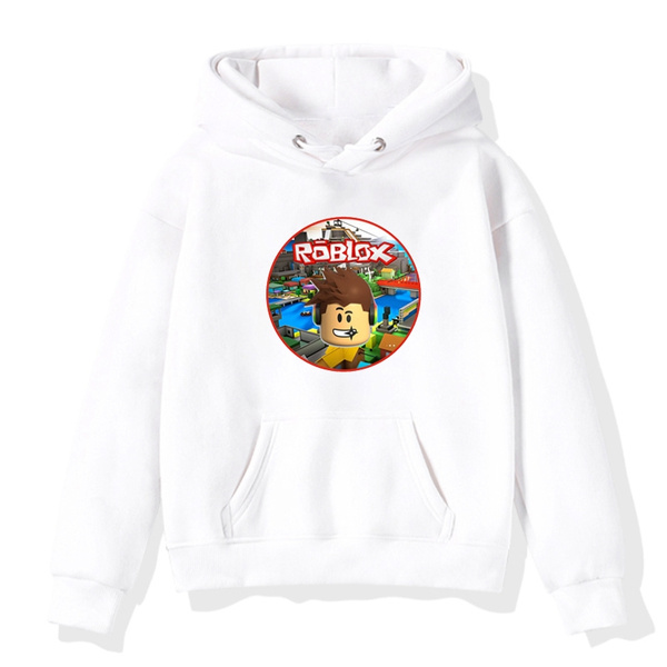 Fashion Cartoon Roblox Pullover For Kids Boy Girl Cotton Clothes Long Sleeve Hooded Sweatshirts Cool Hoodies Casual Top Wish - cool hoodie roblox