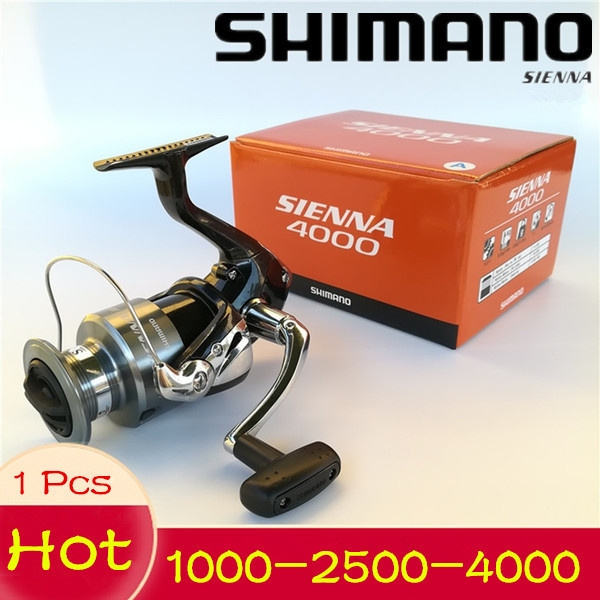 SHIMANO SIENNA Spinning Fishing Reel Seawater/Freshwater  1000FE/2500FE/4000FE Aluminum Spool Spinning Reel Carretilha De Pesca