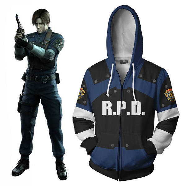 Resident Evil 2 Remake Biohazard Re:2 Leon Scott Kennedy Cosplay Police Costume