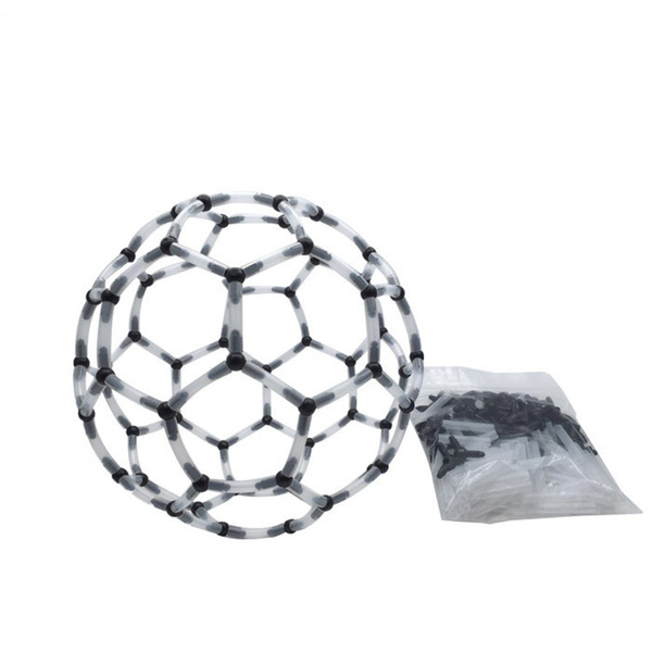 Educational Scientific Chemistry Model Carbon Atom Structure C60 Molecular Model 