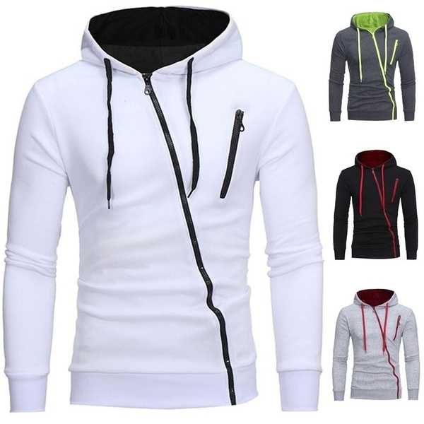 mens 3x zip up moletom com capuzs