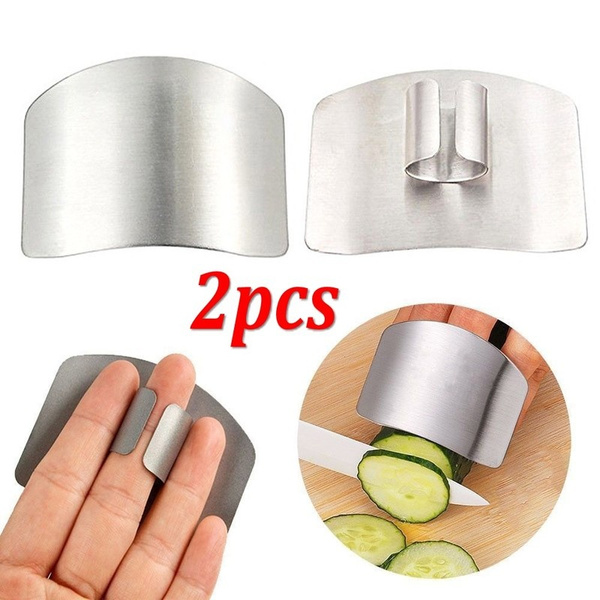 Finger Guards For Cutting, 2pcs Kitchen Tool Stainless Steel