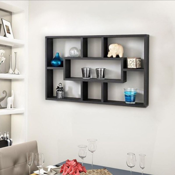 Space Saving Floating Wall Shelves Display Shelf Bookshelf Storage Unit Living Room Bedroom Home Decor Wish - Grey Wall Shelves Uk Space Saving Floating Wall Shelves Display Shelf Bookshelf Storage Unit Living Room Bedroom Home Decor Wish - Grey Wall Shelves Uk