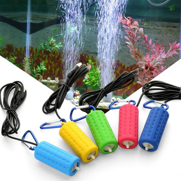Portable Aquarium Oxygenator Luftpumpe im Freien Stille USB Aquarium N9Z2 