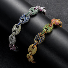 Bohemia Bracelet, hip hop jewelry, gold bracelet, Chain