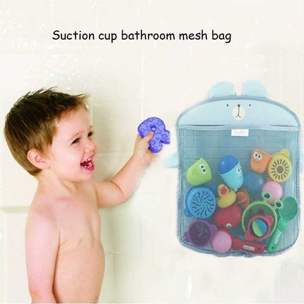 3 Colors Bathtub Organizer Bags Holder Storage Basket Kids Baby Shower