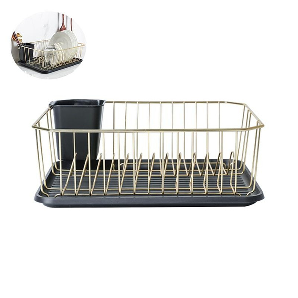 dish rack gold