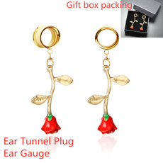 gaugeearring, Rose, earexpander, earpluggauge
